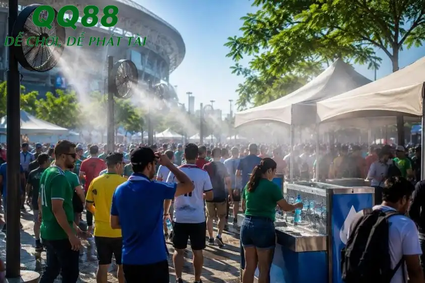 Cái nóng sẽ là thách thức lớn cho VCK World Cup năm nay Cái nóng sẽ là thách thức lớn cho VCK World Cup năm nay